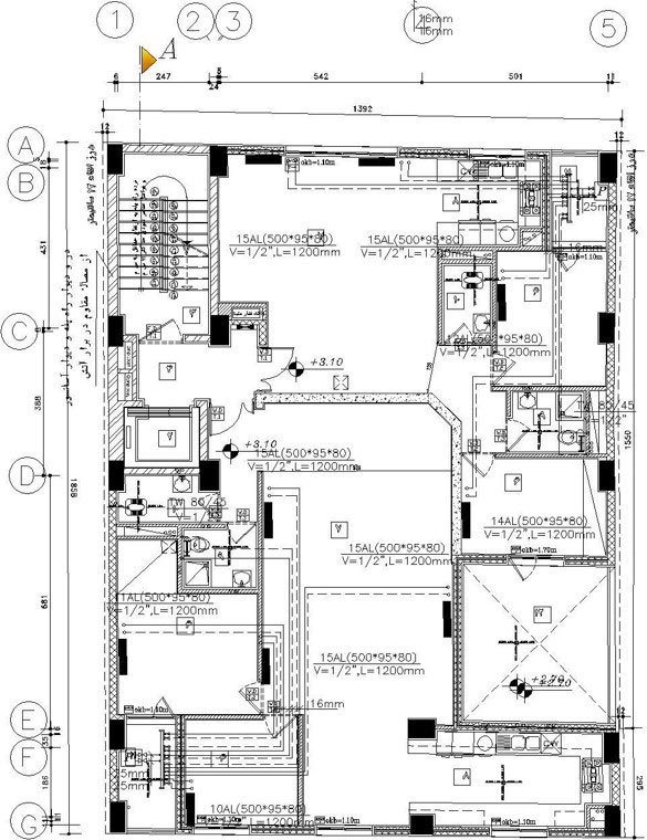 نمونه پلان فاز 2 برق و مکانیک