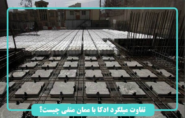 تفاوت میلگرد ادکا با ممان منفی چیست؟