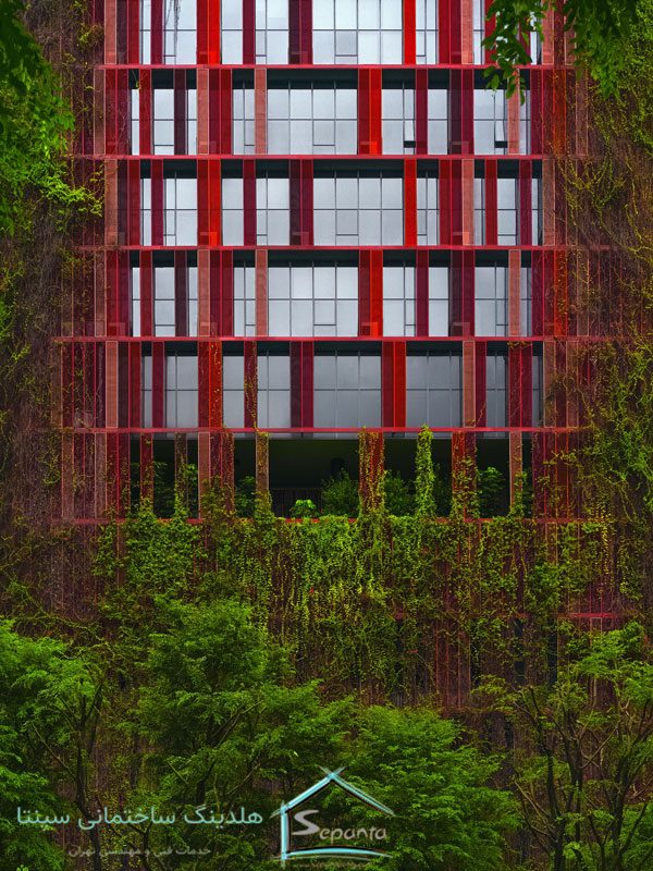 نمای سبز ساختمان و حذف آلاینده ها