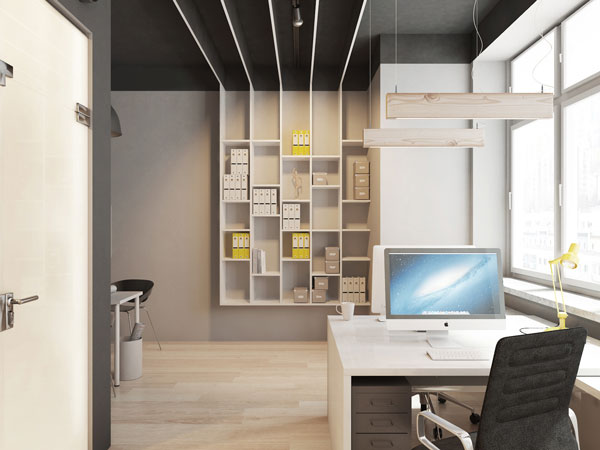 طراحی داخلی اداری دفتر کار لوکس3