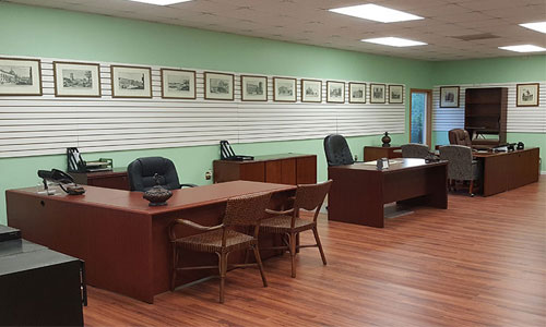 طراحی داخلی دفتر کار بنگاه