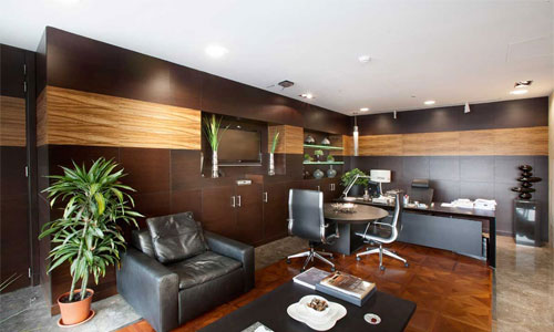 طراحی داخلی دفتر کار املاکی