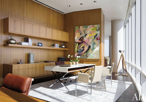 طراحی داخلی اداری دفتر کار لوکس