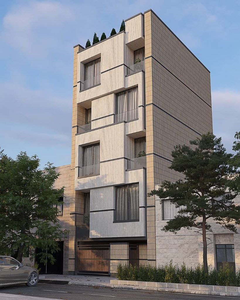 نور پردازی نمای ساختمان 