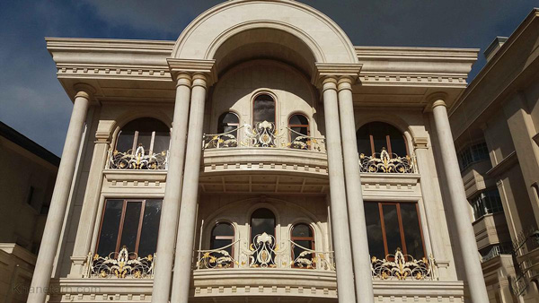 طراحی نمای رومی