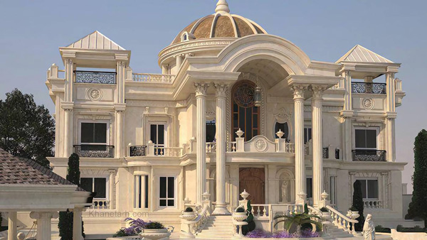 طراحی نمای رومی