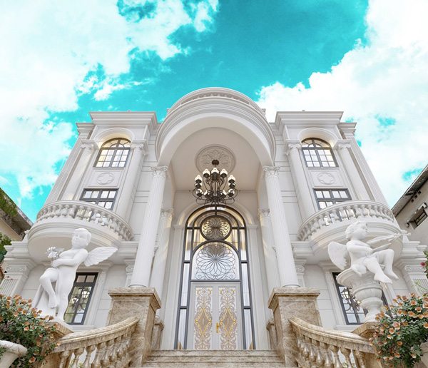 طراحی نمای رومی