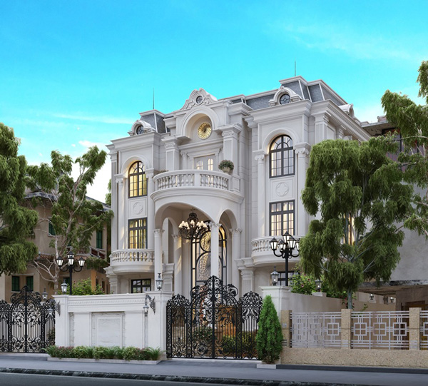 طراحی نمای رومی