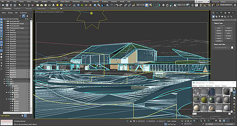 طراحی نما با استفاده از نرم افزار 3DMAX